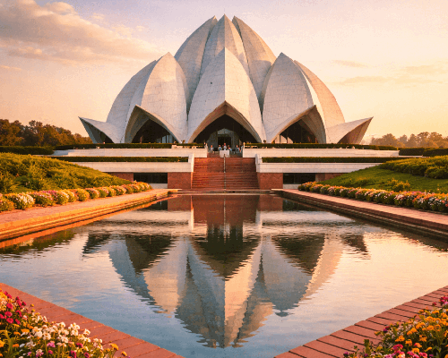 Visit Lotus Temple 