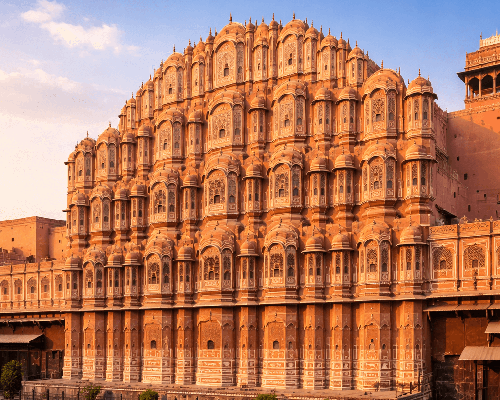 Photo stop at Hawa Mahal 