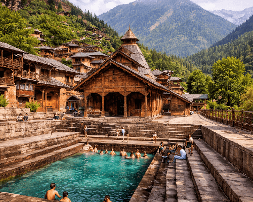 Explore Vashisht Village & Hot Springs