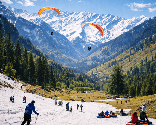 Full-day visit to Solang Valley