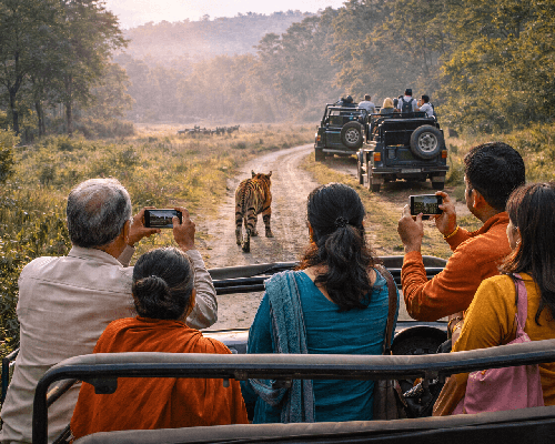 Jeep Safari in Jim Corbett National Park